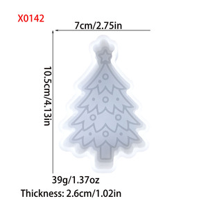 Moule en résine de silicone fait main Kingnoo avec forme irrégulière pour les décorations de style DIY et les outils à gâteau - Product Image 5