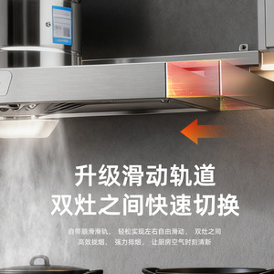 Hotte aspirante à rail coulissant, ventilateur de cuisine haute puissance, extracteur d'air 220V, niveau 3 d'efficacité énergétique - Product Image 5