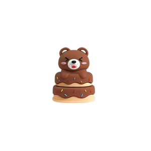 พวงกุญแจยางรูปหมีทำจากพีวีซีนิ่มลายการ์ตูนพวงกุญแจยาง2D/3D ออกแบบโลโก้ได้ตามต้องการ - Product Image 6