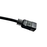 Prise C20 Iec mâle cordon d'alimentation prise 16A 250V 3 broches prise électrique-câble PC/ordinateur noir câbles d'alimentation