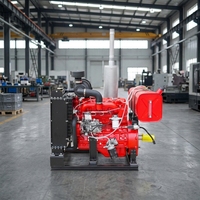Pompe à eau pour tracteur diesel 55 kW, 4 temps, refroidie par eau, norme Euro 2, moteur multicylindres à démarrage électrique