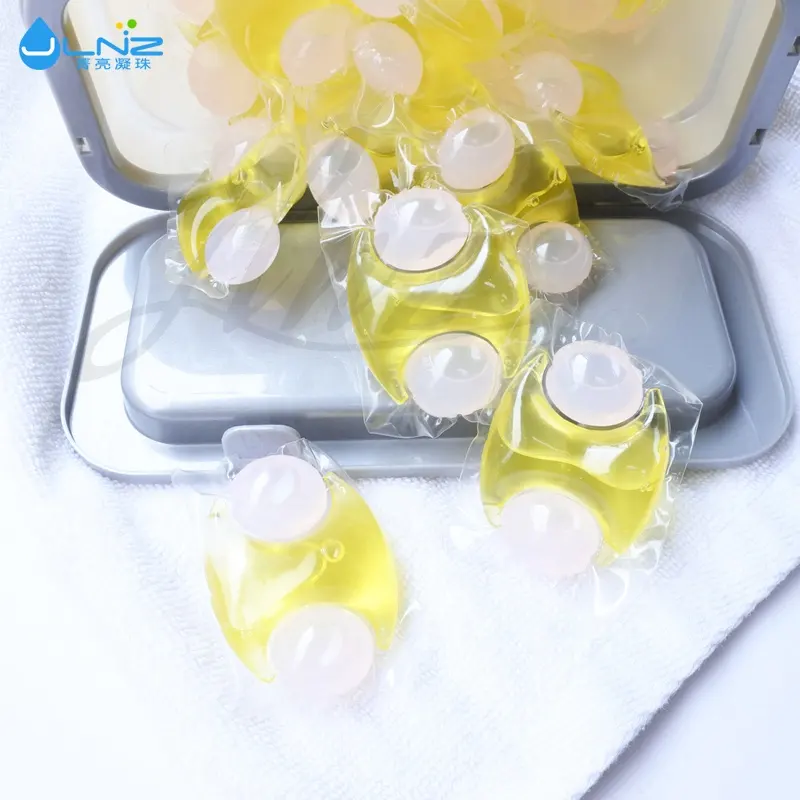 OEM customize laundry capsules cleaning product liquid soap beads washing gel laundry detergent capsules