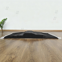 Tapis de prière islamique en gros avec pompons en éponge de 8 cm, tapis de sol rembourré musulman avec support pour les genoux