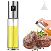 Utensilios de Cocina de Acero Inoxidable para Barbacoa, Botella Rociadora de Aceite, Pulverizador de Aceite de Oliva