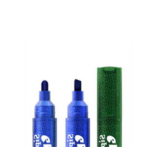 Marqueur à paillettes à base <span class=keywords><strong>d</strong></span>'eau pour papier, pointe ronde SPG111 / pointe biseautée SPG112, <span class=keywords><strong>10</strong></span> couleurs vives permanentes, pour le bricolage - Product Image 2
