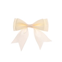 Rubans en satin en gros pour emballage cadeau, ruban 100% polyester avec nœud et étiquette, logo personnalisé pour emballage floral, boîte cadeau