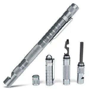 多功能野营装备笔专业户外自卫铝笔