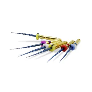 Limes de canal radiculaire dentaire endodontiques moteur Endo Lime rotative Golden Niti