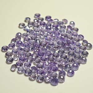 Zircon Round Brilliant Cut 4.0mm Turn Blue For Earring Making Jewelry Findings Beads - Product Image 2