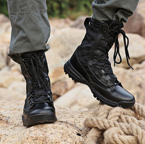 Botas Tácticas TSB1102 en Promoción, Superligeras, de Gamuza, Color Marrón Oscuro, Estilo Desierto - Product Image 4