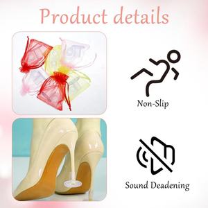 Protectores de Tacón Transparentes Universales Antideslizantes con Reducción de Ruido, Aptos para Tacones de Aguja, Ideales para Bodas y Césped - Product Image 5