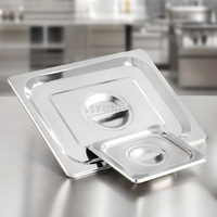 Bac alimentaire GN pleine taille 1/1 en acier inoxydable AISI 304, profondeur de 20 à 200 mm, pour buffet, équipement de restauration, norme ISO
