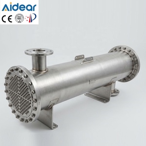 Échangeur de chaleur industriel à calandre et tubes Aidear pour refroidisseur d'huile hydraulique, climatisation de bateaux et yachts, condenseur d'eau de mer - Product Image 6