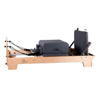 Oferta Especial: Reformer de Pilates Gericon, Portátil, Ajustable, de Madera de Haya, Diseño Ecológico para Estudio de Pilates y Salud Corporal