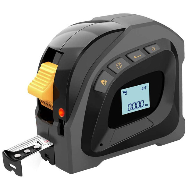 40M Laser Tape Measure Measuring Mete Instrument Roulettes Retractable Tape Digital Measure LCD Display