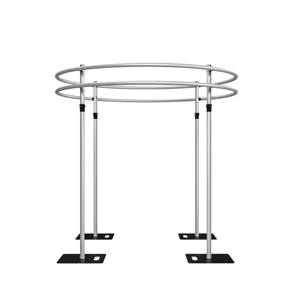 Offre Spéciale – <span class=keywords><strong>Arche</strong></span> de toile de fond circulaire réglable en aluminium de 3 m (10 pieds) pour événements de mariage - Product Image 3