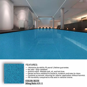 Pintura Epóxica <span class=keywords><strong>Autonivelante</strong></span> para Pisos con Efecto Mármol, <span class=keywords><strong>Precio</strong></span> de Fábrica, Baja en Emissiones, No Tóxica, Lisa y Antideslizante - Product Image 5