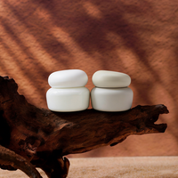 Lot de 100 ml de flacons cosmétiques en gros, ensemble d'emballage pour soins de la peau, pot à crème, flacon pompe pour lotion et maquillage avec tête de pompe blanche