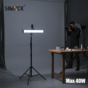 Simock - Lámpara LED de Maquillaje de 40 W, Lámpara de Belleza Portátil, Iluminación de Fotografía Bicolor Regulable, Iluminación para Estudio de Tatuajes, Fotografía de YouTube - Product Image 4