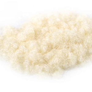 Muestra de Prueba de Microfibra 100% Nylon 66, 3Dx0.8mm, Blanca, con Patrón Teñido y Característica Ignífuga para Hilado - Product Image 1