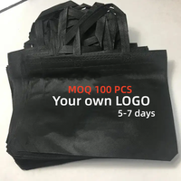 Sacs Cabas Réutilisables en Non-Tissé Polypropylène Soudés par Ultrasons, Sacs de Course avec Logo Personnalisé, Impression Rpet, Sac Cadeau Écologique