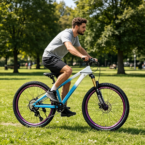 Bicicleta de Montaña para Adultos, Certificada CE, con Frenos de Disco Hidráulicos, Aleación de Aluminio, 10 Velocidades, Hardtail, Segura - Product Image 2