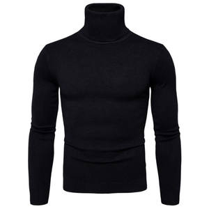 2021 nouvelle mode hommes concepteur en gros <span class=keywords><strong>col</strong></span> <span class=keywords><strong>roulé</strong></span> plaine personnaliser broderie tricot pull <span class=keywords><strong>col</strong></span> haut pull vêtements - Product Image 5