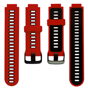 <span class=keywords><strong>Correa</strong></span> de reloj de silicona de doble color de suministro de fábrica <span class=keywords><strong>735</strong></span> <span class=keywords><strong>Garmin</strong></span> Forerunner 630 620 235 230 <span class=keywords><strong>correa</strong></span> de reloj a prueba de golpes - Product Image 1