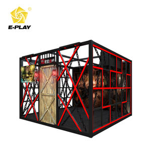 9D VR Multijugador Sala de <span class=keywords><strong>escape</strong></span> Equipo Deportes Arcade Parque de atracciones Paseos Interior Fibra de vidrio Metal VR Parque de entretenimiento - Product Image 5