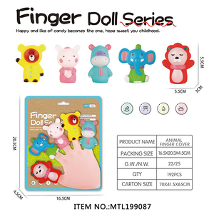 Mới nhất cosplay tay con rối Đồ chơi cao su động vật ngón tay con rối đồ chơi Silicone PVC giáo dục ngón tay đồ chơi cho trẻ em - Product Image 2