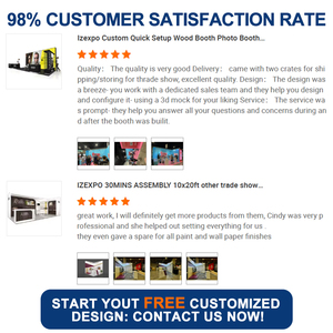 Easy <strong>Setup</strong> 30min Quick <strong>Setup</strong> Modular Wooden Exhibition Booth Custom High End Trade Show Display Stand Recyclable Eco-Friendly - Product Image 4