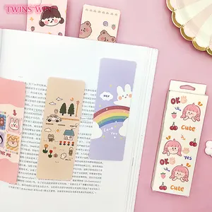 30pcs/sets Lovely Cartoon Animals Bookmark Book Reading Maker Page Paper Bookmarks 756