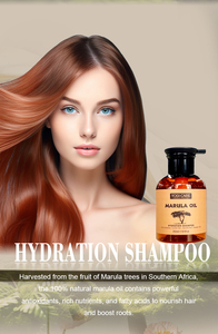 Shampooing réparateur anti-frisottis hydratant à l'huile de marula YOGI Private Label en vrac - Product Image 3