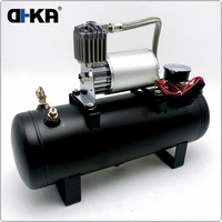 Compresseur d'air DHKA neuf 12V 6L avec filtre en fer, pressostat 120-150 PSI et 20 ampères pour klaxon pneumatique AS191A