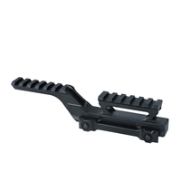 Base de montage sur rail rehausseur LAMBUL Tactical 2.91 pour viseur holographique 551 552 553 558, viseur point rouge EXPS et lumière PEQ NGAL 20mm