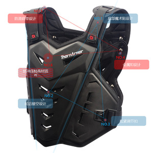 Armadura de caballero, chaleco protector para motociclismo, chaleco transpirable anticaídas para deportes al aire libre - Product Image 4
