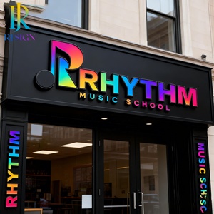 ป้ายไฟ LED 3 มิติ ระดับไฮเอนด์ แบบติดตั้งด้านหน้า พร้อมไฟ RGB สำหรับธุรกิจ ธนาคาร อาคารธุรกิจ ปั๊มน้ำมัน คลินิก - Product Image 3