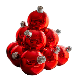 Boule <span class=keywords><strong>miroir</strong></span> gonflable suspendue colorée de haute qualité en PVC de 40 cm ou sur mesure pour les fêtes en plein air, les mariages, les vacances, Noël - Product Image 1