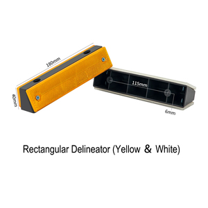 Delineadores y Reflectores Rectangulares para Exteriores: Accesorios para Sistemas de Seguridad Vial, Utilizados en Barandas de Protección Vial - Product Image 2