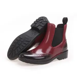 발목 주문 숙녀 PVC Eco 친절한 여자의 Wellies 시동