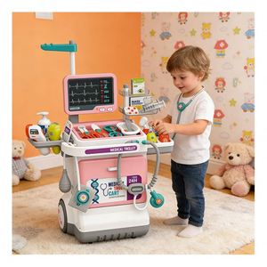 Learning Doctor <b>Toy</b> <b>Set</b> Children Medical <b>Tools</b> Pretend Play Hospital Clinic Educational Role Playing Activity <b>Toys</b> Gift - Product Image 6