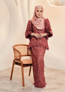 SIPO EID 2023 personalizado moderno Malasia mujeres musulmán Baju Kurung señoras Vestido de manga larga para mujeres Elegante ropa islámica - Product Image 4