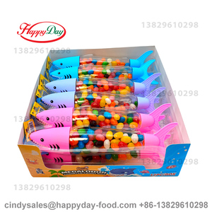 لعبة سمكة القرش الكبيرة المضحكة من هابي داي مع طائرة مضيئة وحلوى الجيلي بين - Product Image 2