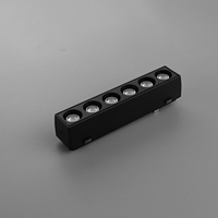 Rail mince ultra mince aimant intelligent piste linéaire Spot Light Dimmable 48v plafond monté en surface LED système magnétique feux de piste