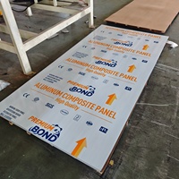 Panneau composite en aluminium marbré à veines fines de 3 mm, taille personnalisée, revêtement PE, panneau ACM pour revêtement mural de cuisine commerciale