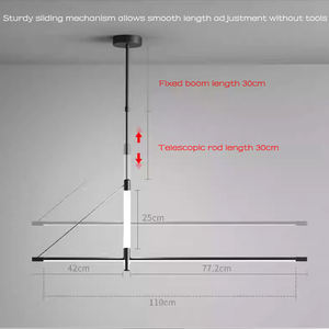İtalyan Tarzı Lüks Minimalist Ada Bar Lambası 360 °   Işıklı Döner Restoran Modern Tasarım Sarkıt Avize - Product Image 5