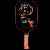 Pickleball-Schläger aus Kohlefaser und Glasfaser, Professionelle Qualität T700, Rechteckig, 775g, für Outdoor-Sport, Großhandel
