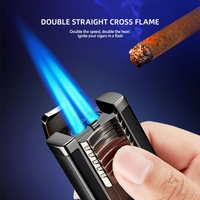 Briquet coupe-vent personnalisé JH et accessoires pour fumeurs, briquet gonflable en alliage de zinc, briquets pour femmes