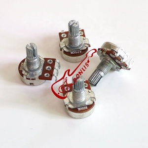 Donlis Potentiomètres de basse miniatures à axe fendu de 15 mm, base de 16 mm, valeurs 500K/250K, modèle RV16A-15, vente en gros en ligne - Product Image 6