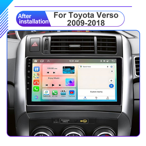 Radio de coche inalámbrico Carplay Android 14 Auto Multimedia reproductores de DVD para <span class=keywords><strong>Toyota</strong></span> <span class=keywords><strong>Verso</strong></span> 2009-2018 UNIDAD DE Control Central navegación GPS - Product Image 3